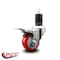 Service Caster 3'' Red Poly Swivel 1-5/8'' Expanding Stem Caster Total Lock Brake SCC-EXTTL20S314-PPUB-RED-158 - alternate 2